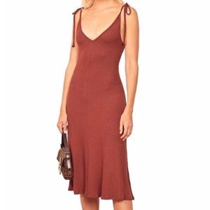 Reformation shandy dress size L